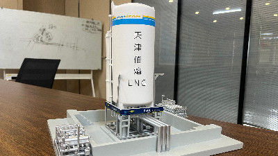 1座高效LNG加氣站